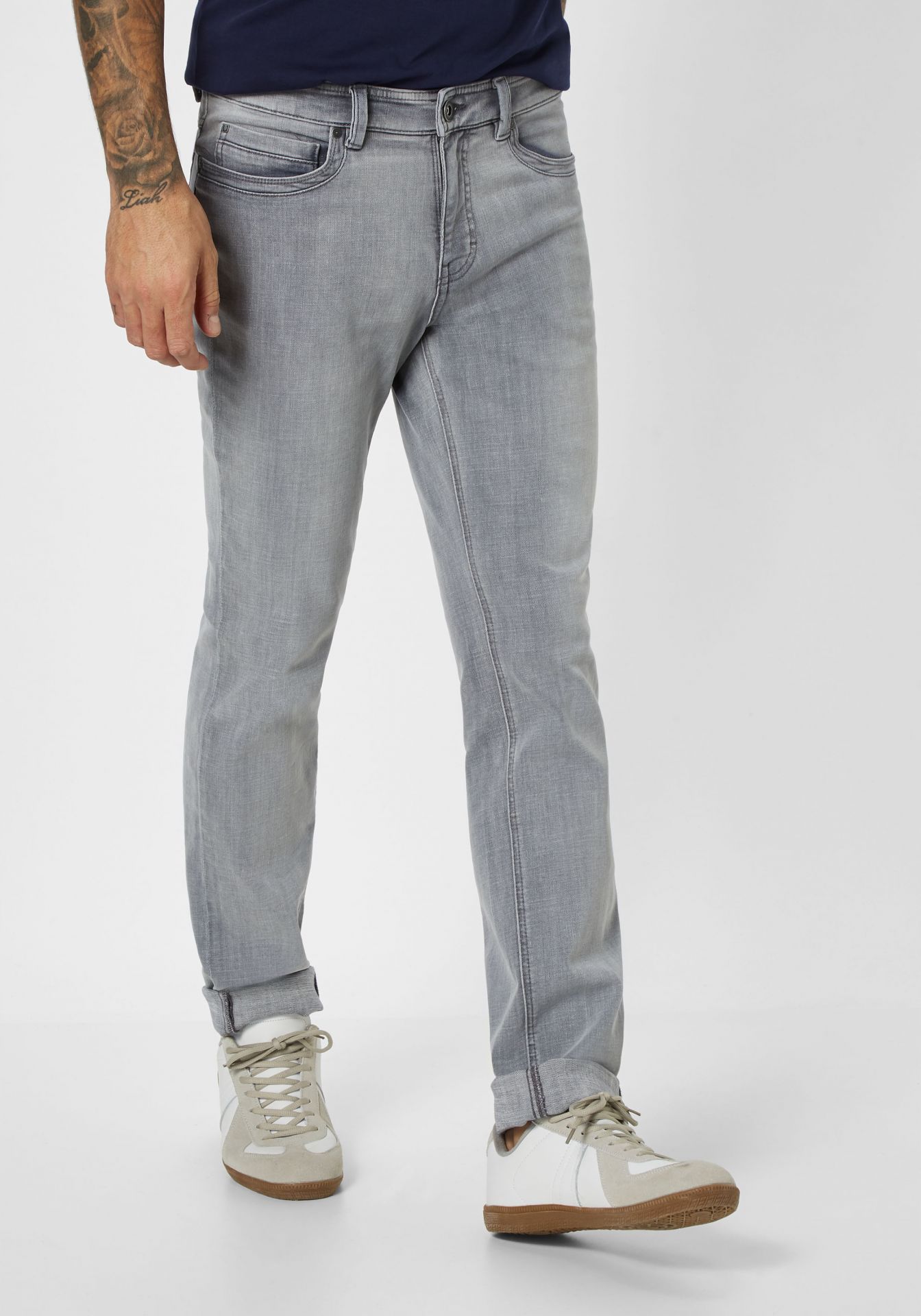 Paddock's Jeans Ranger Pipe extra lang grey 